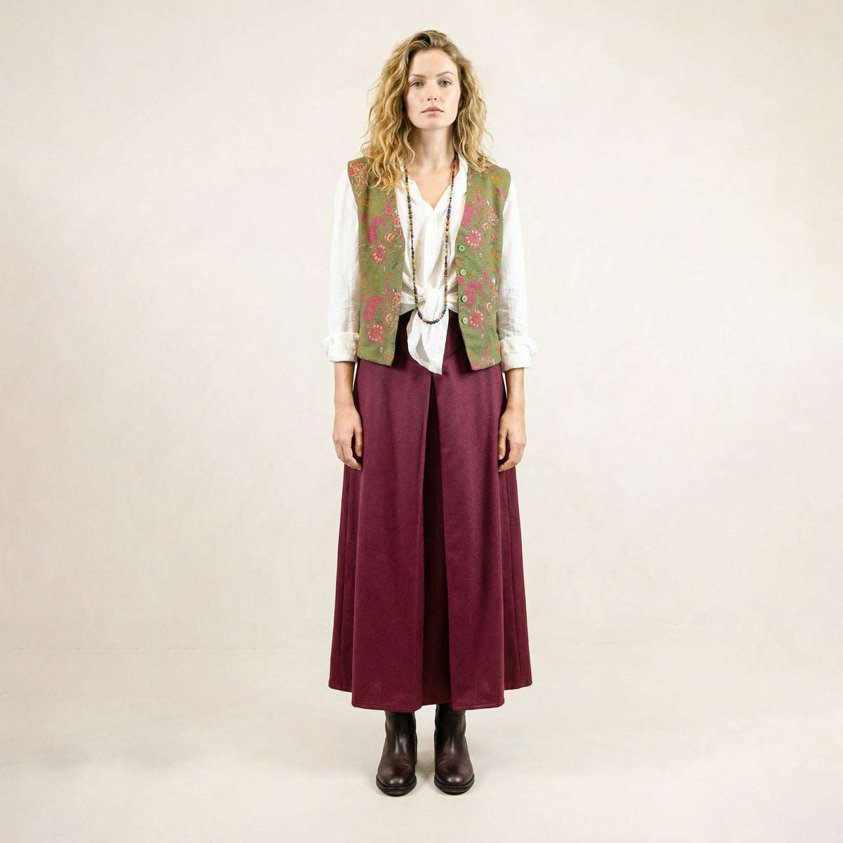 Alba Green Vest