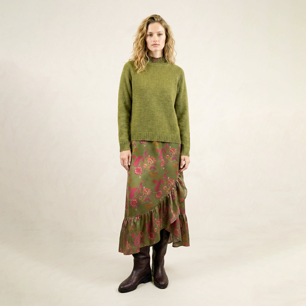 Artico Green Skirt