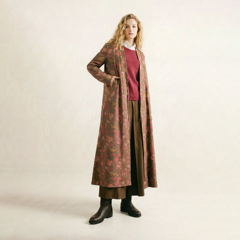 Aurora Brown Long Coat