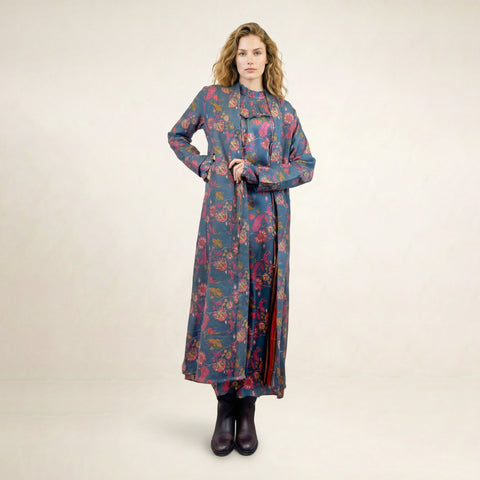 Aurora Grey Long Coat