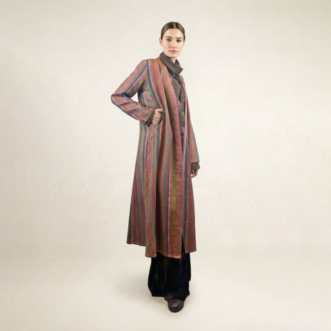 Cumbre Stripes-2 Long Coat