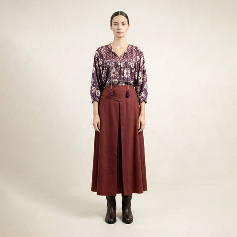 Eco Red Skirt