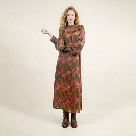 Fira Brown Dress