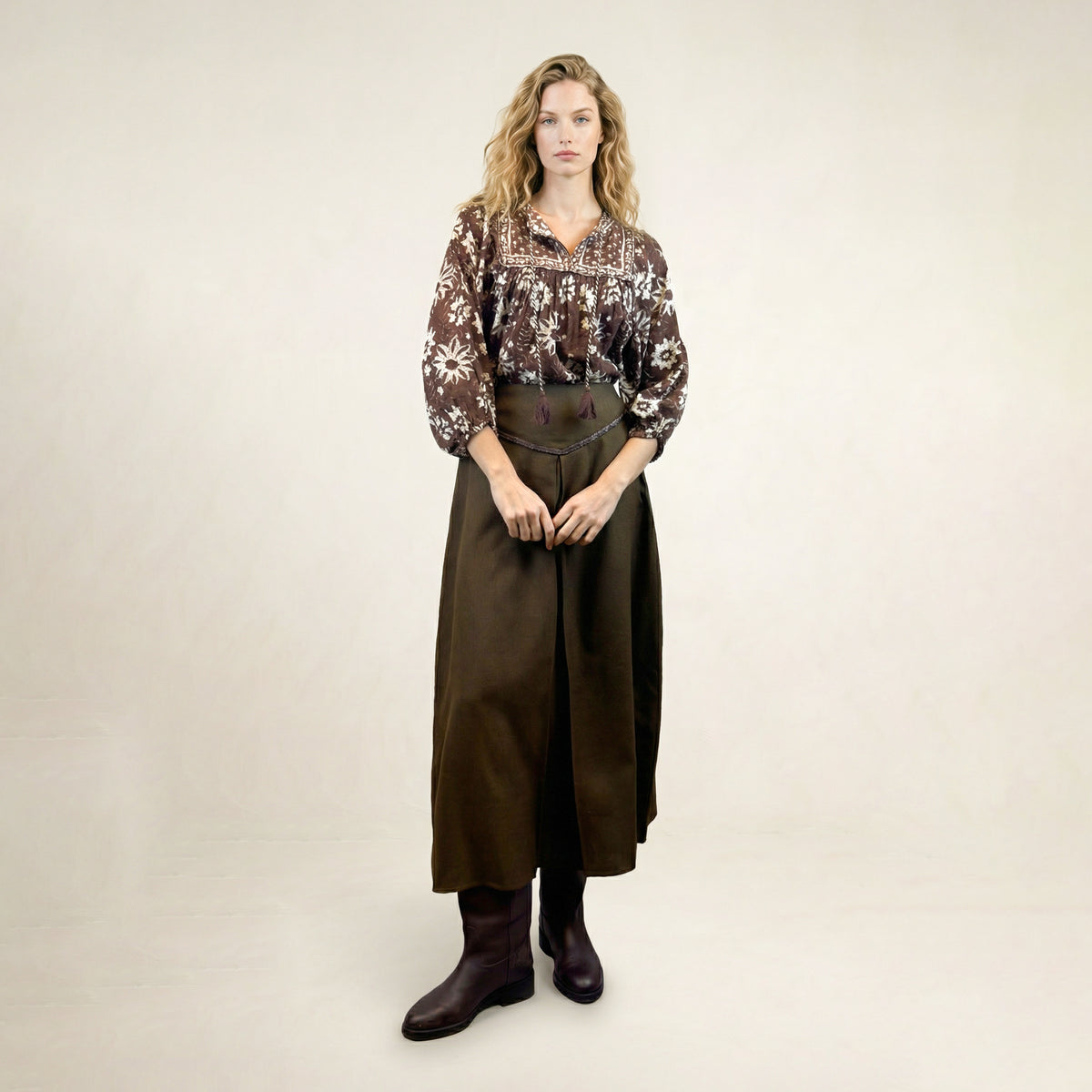 Grana Brown Top