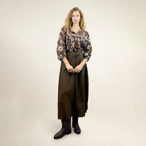 Grana Brown Top