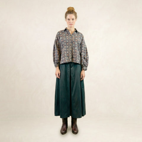 Tarena Grey Blouse