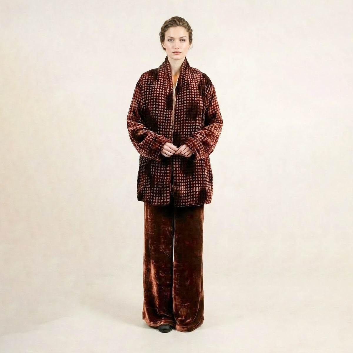 Mango Red Quilted Coat