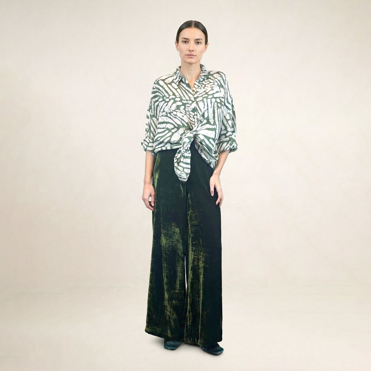 Alica Green Blouse