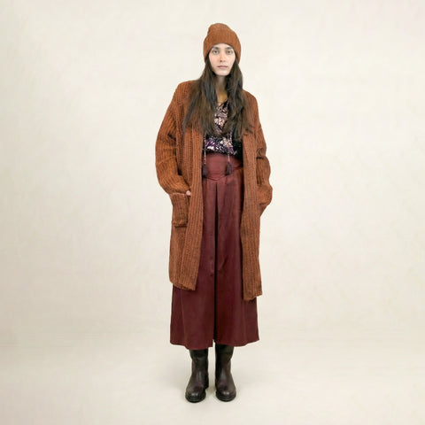 Varil Orange Loose Coat