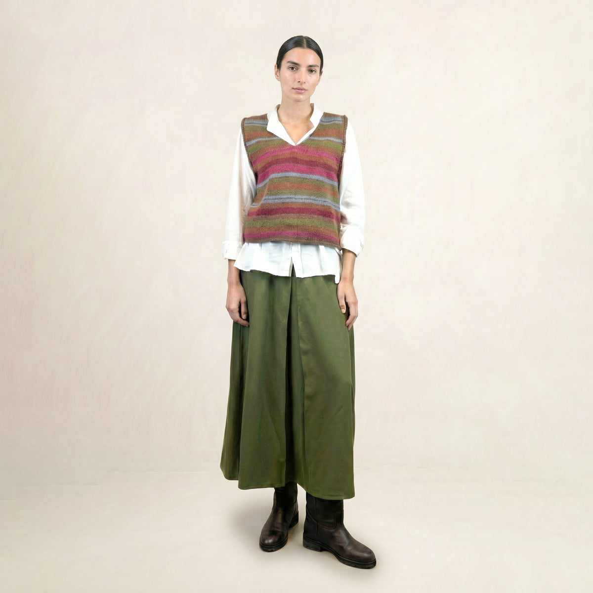 Tovar Blue Green Multicolor Vest