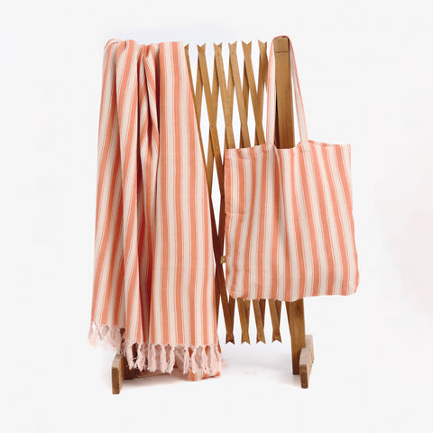 Tartu orange hamptons beach pack