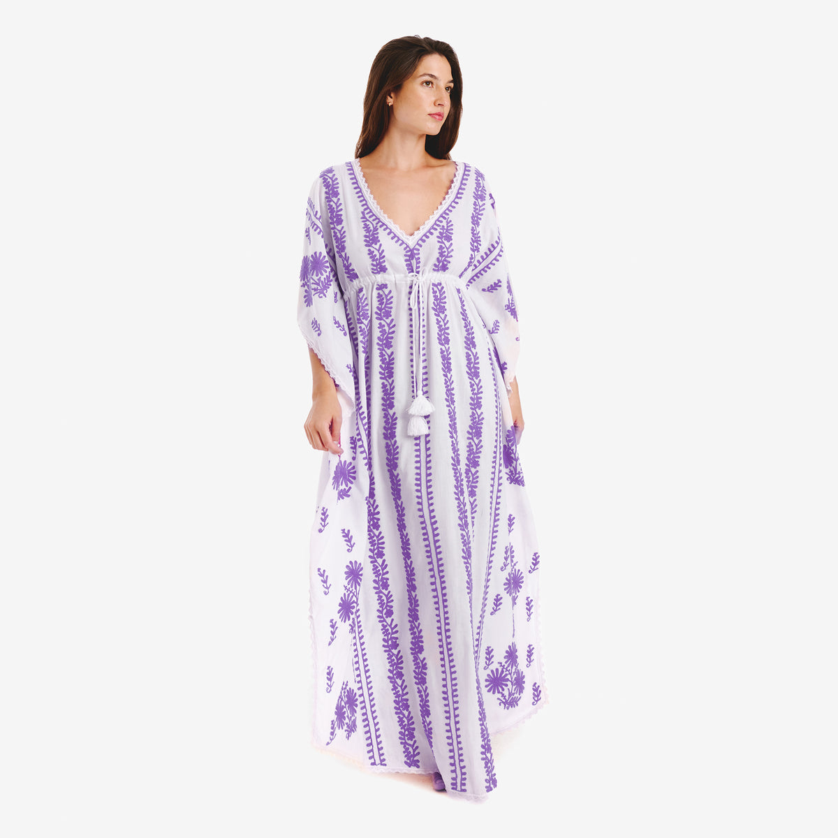 Kaelis purple lucknow kaftan