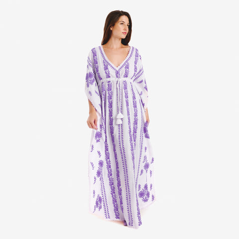 Kaelis purple lucknow kaftan