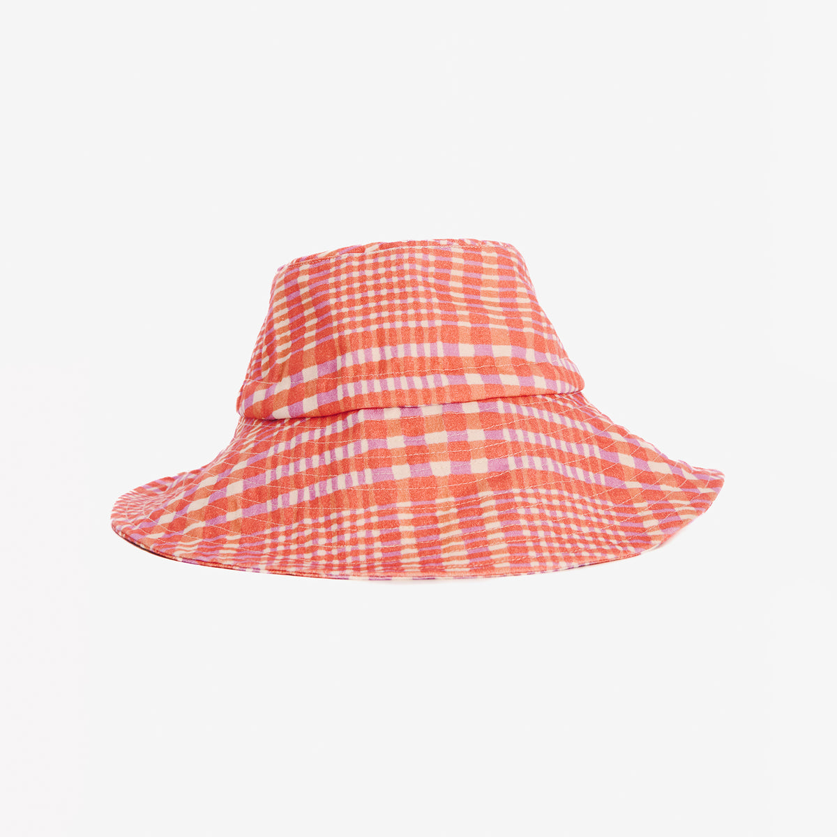 Bruck tartan orange hat