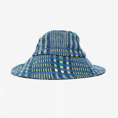 Bruck tartan blue hat