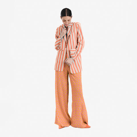 Alia orange hamptons blazer