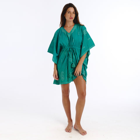 Ayla blue lucknow kaftan