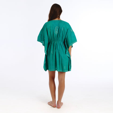 Ayla blue lucknow kaftan
