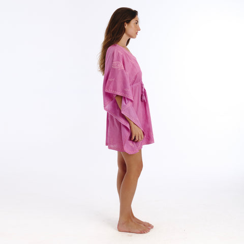 Ayla pink lucknow kaftan