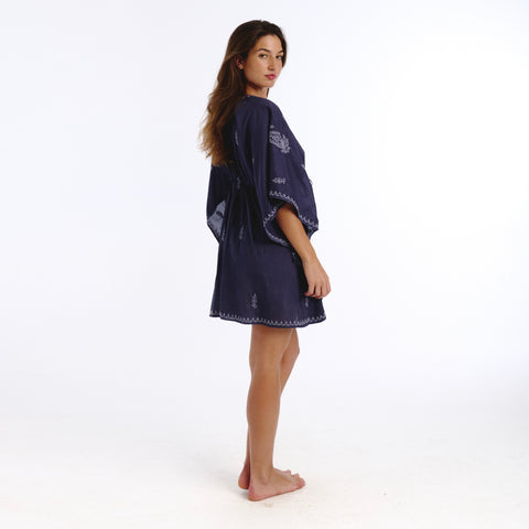 Ayla grey lucknow kaftan
