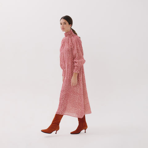 Vespara red zocalo dress