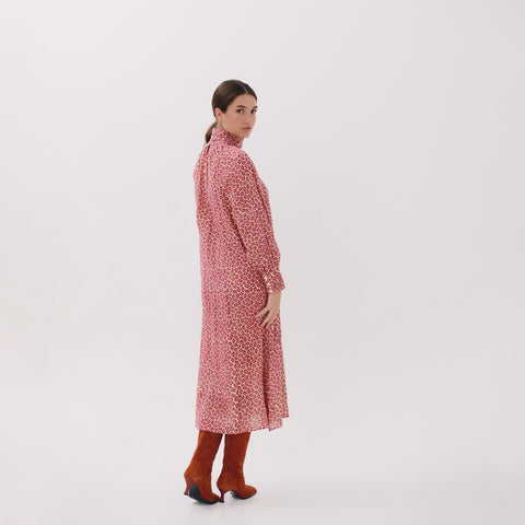 Vespara red zocalo dress
