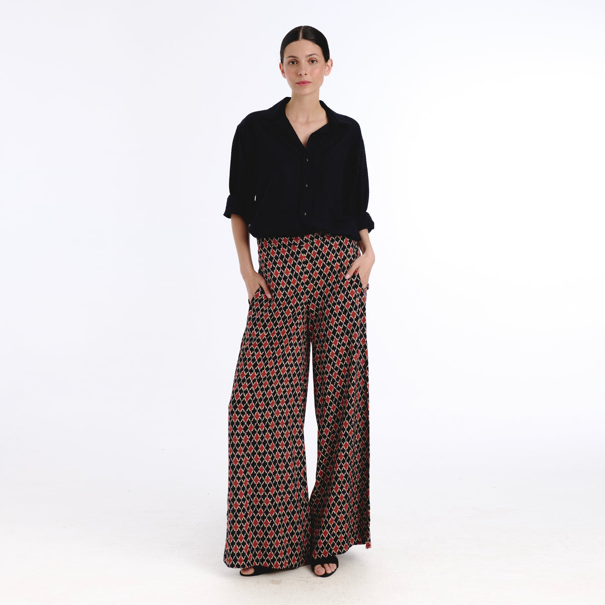 Oliva black mirza trouser