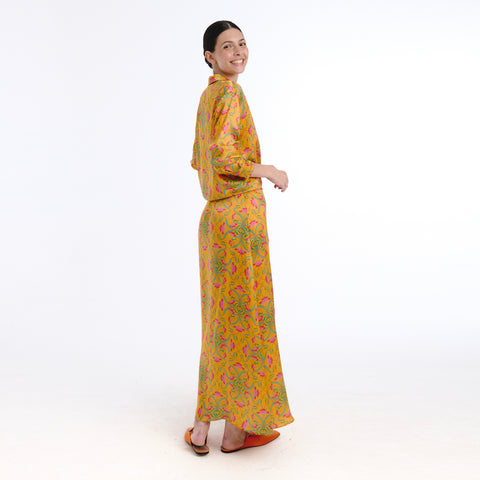 Cassia yellow blanche flower skirt