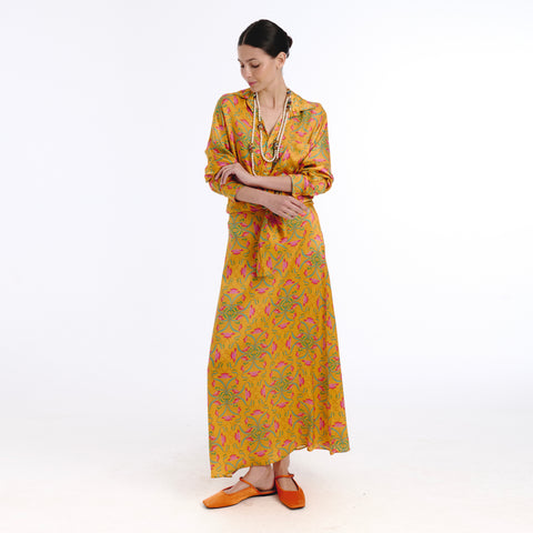 Cassia yellow blanche flower skirt