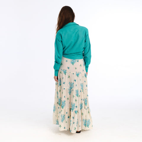 Boyfriend blue plains shirt
