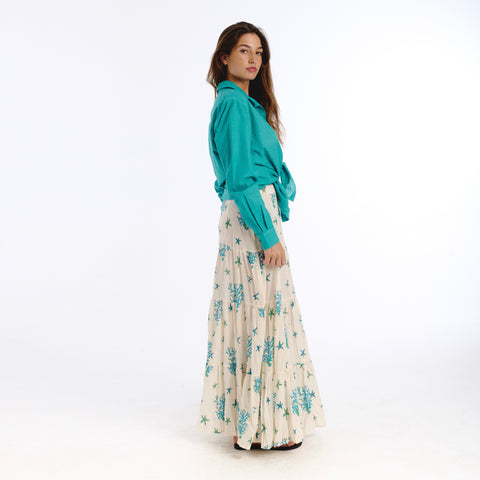 Boyfriend blue plains shirt