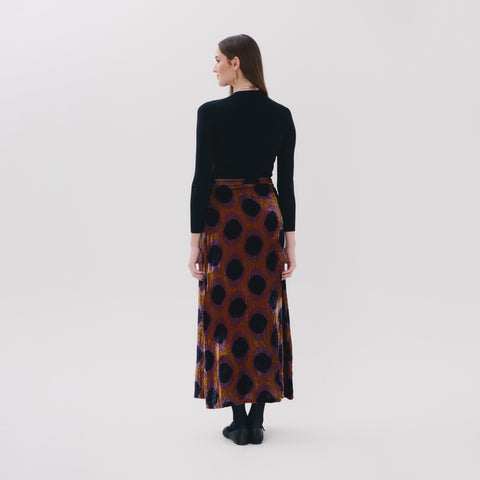 Cassia Brown medallion Skirt