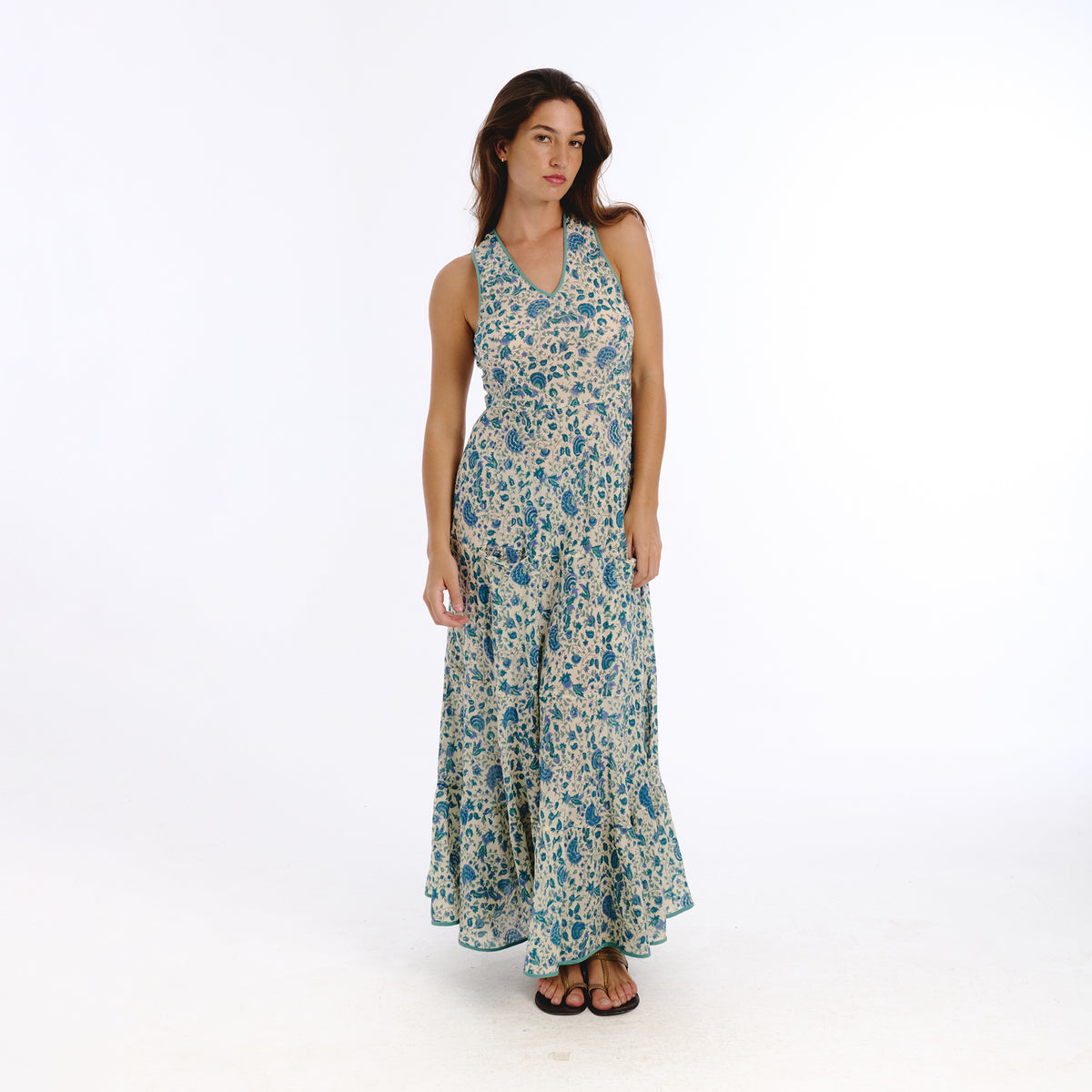 Celina blue janet dress