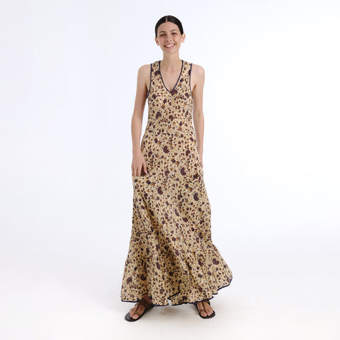 Celina brown janet dress