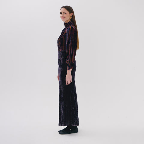 Clarion Brown linear top