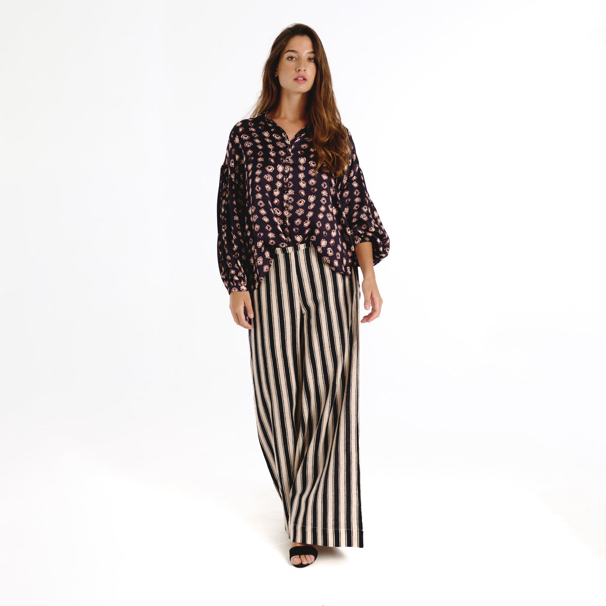 Cleo black los soul blouse