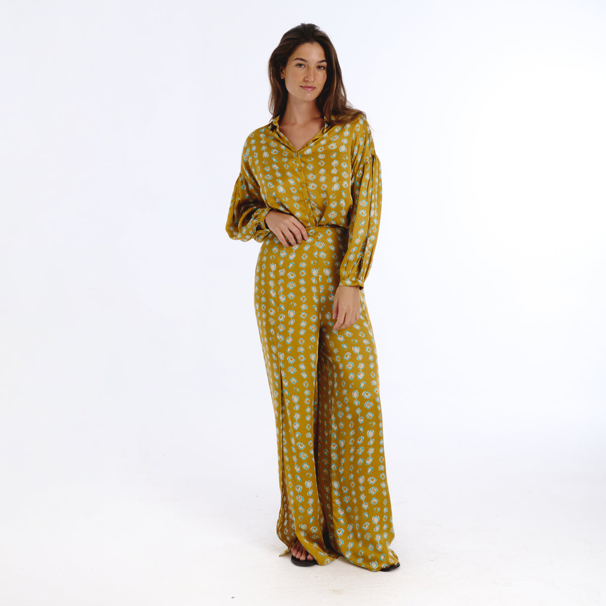 Cleo yellow los soul blouse