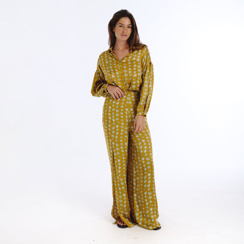 Cleo yellow los soul blouse