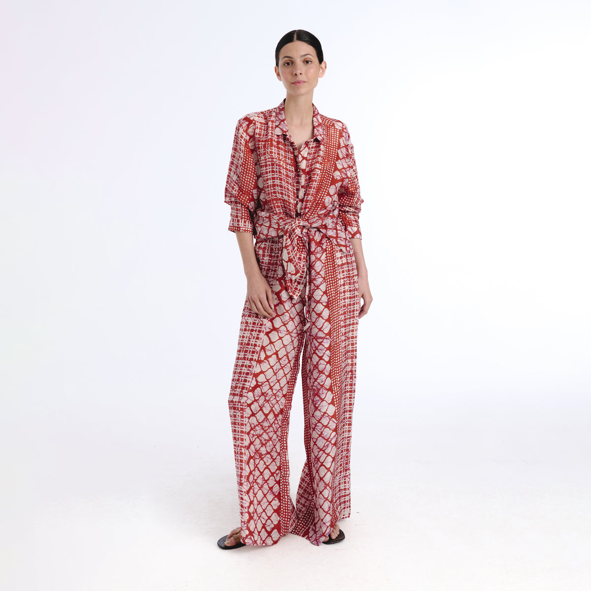 Arya pink batik trouser