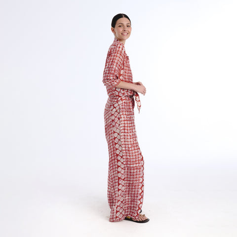 Arya pink batik trouser
