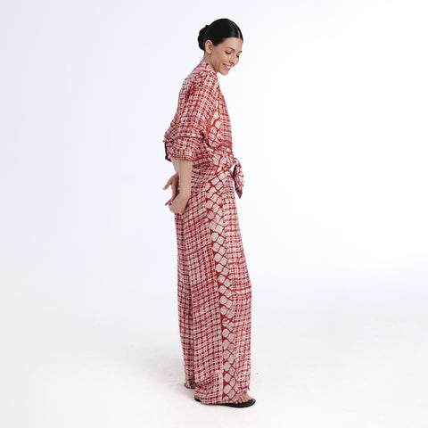 Arya pink batik trouser