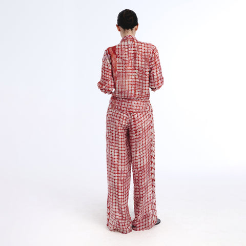 Arya pink batik trouser