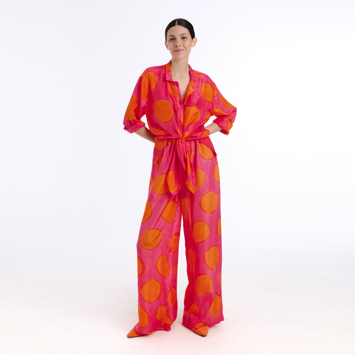 Arya pink sun trouser