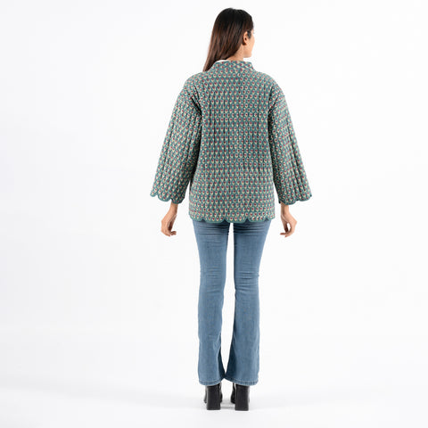 Cora green queen jacket
