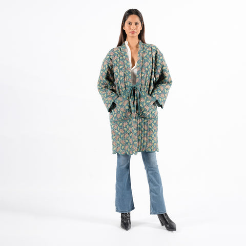 Vera green queen coat