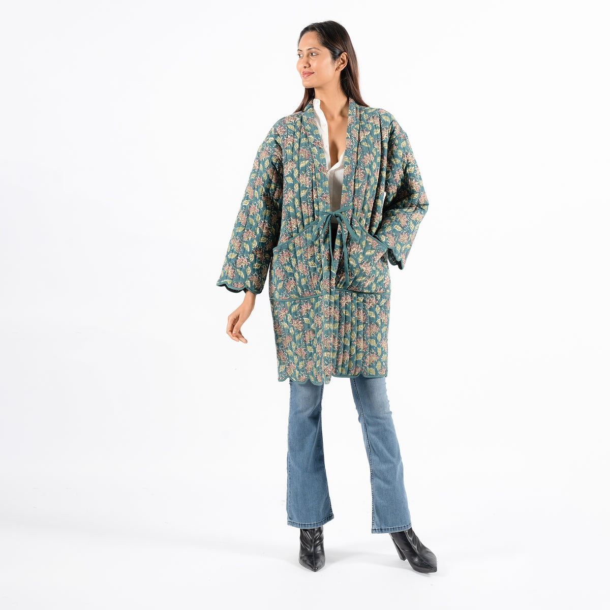 Vera green queen coat
