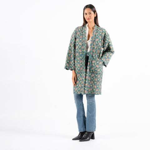 Vera green queen coat
