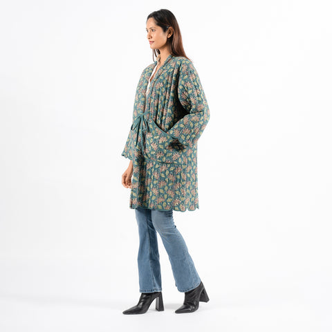 Vera green queen coat
