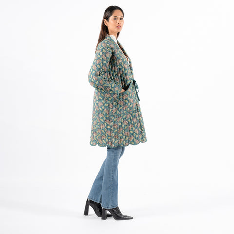 Vera green queen coat