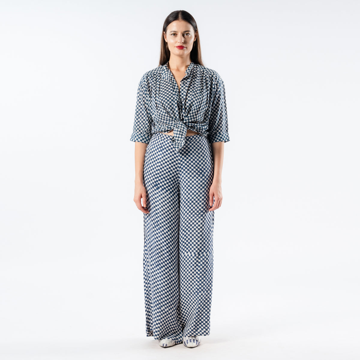 Lyon black picnic blouse